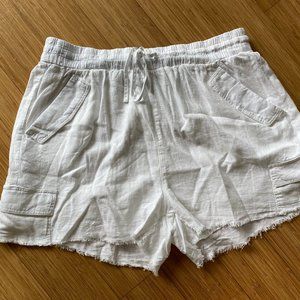 Women's white shorts